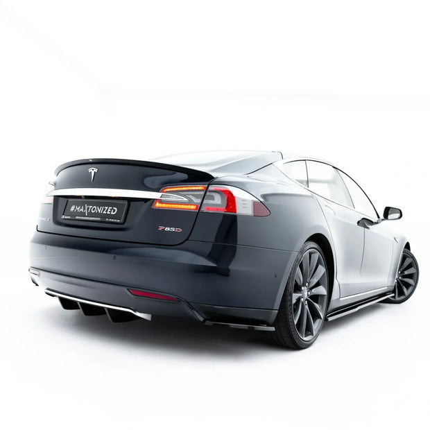 Bakre Sidosplitters V.2 för Tesla Model S Mk1