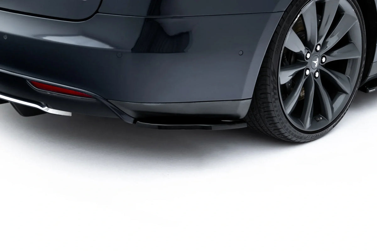 Bakre Sidosplitters V.2 för Tesla Model S Mk1