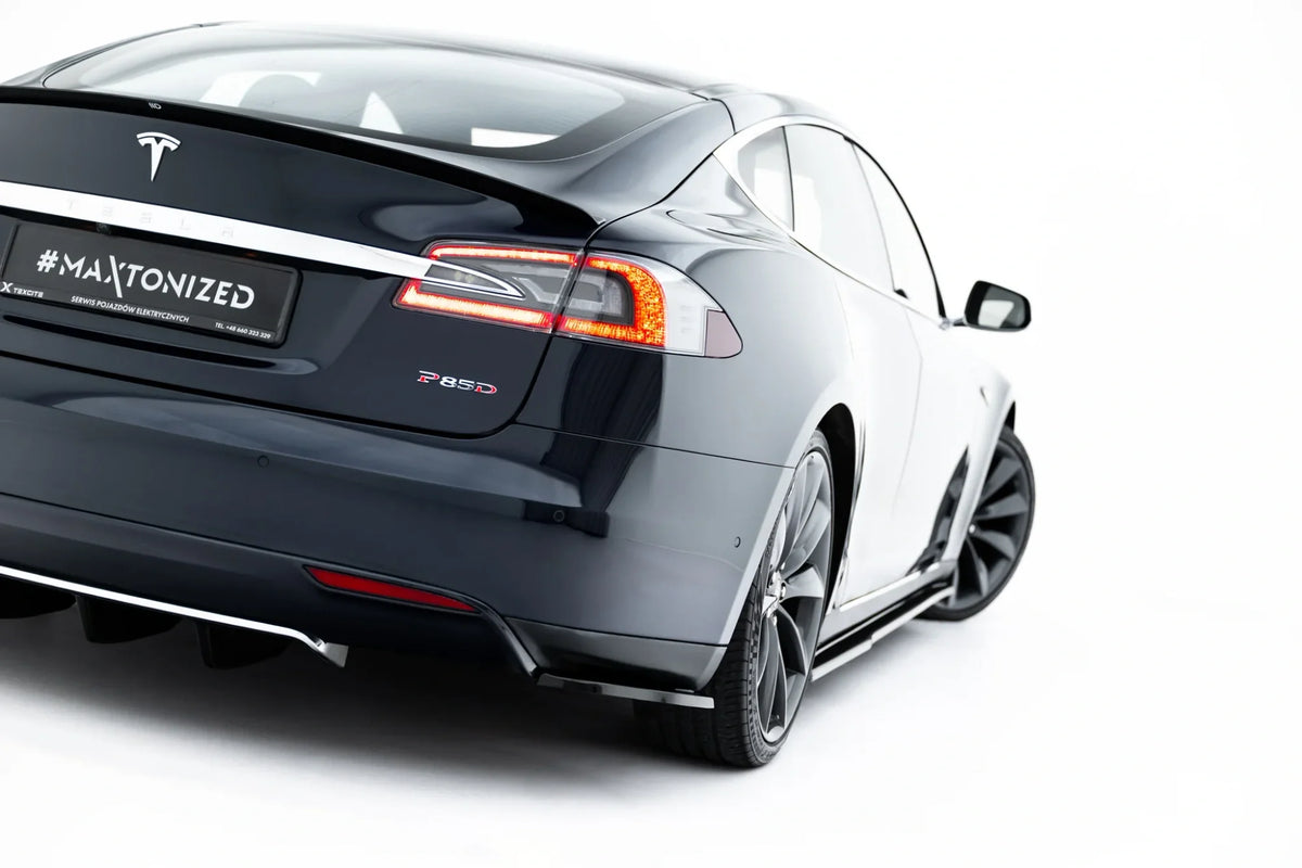 Bakre Sidosplitters V.2 för Tesla Model S Mk1