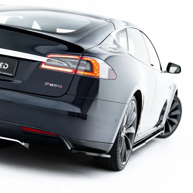 Bakre Sidosplitters V.2 för Tesla Model S Mk1