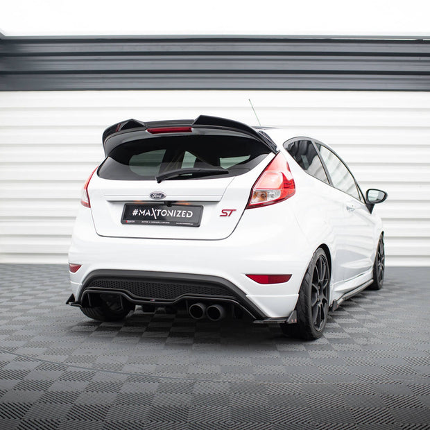Bakre Sidosplitters V.3 + Flaps för Ford Fiesta ST Mk7 Facelift