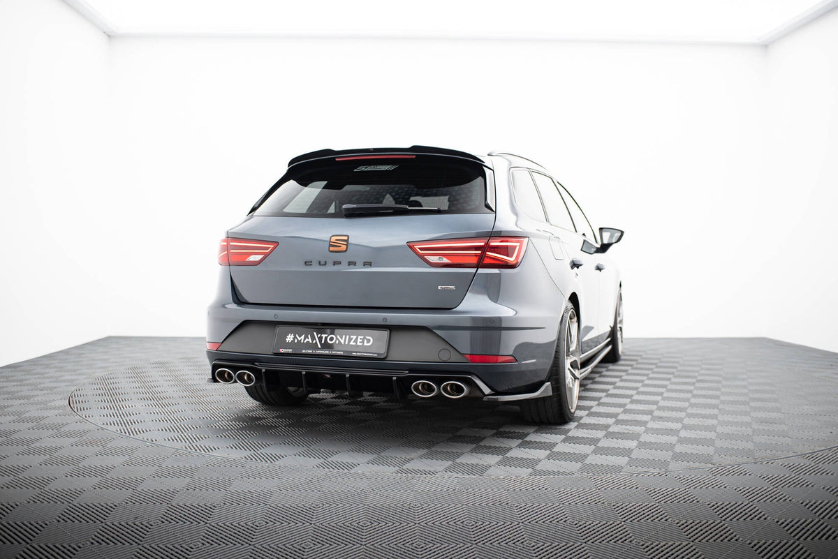 Bakre Sidosplitters V.3 för Seat Leon Cupra Mk3 Facelift Sportstourer