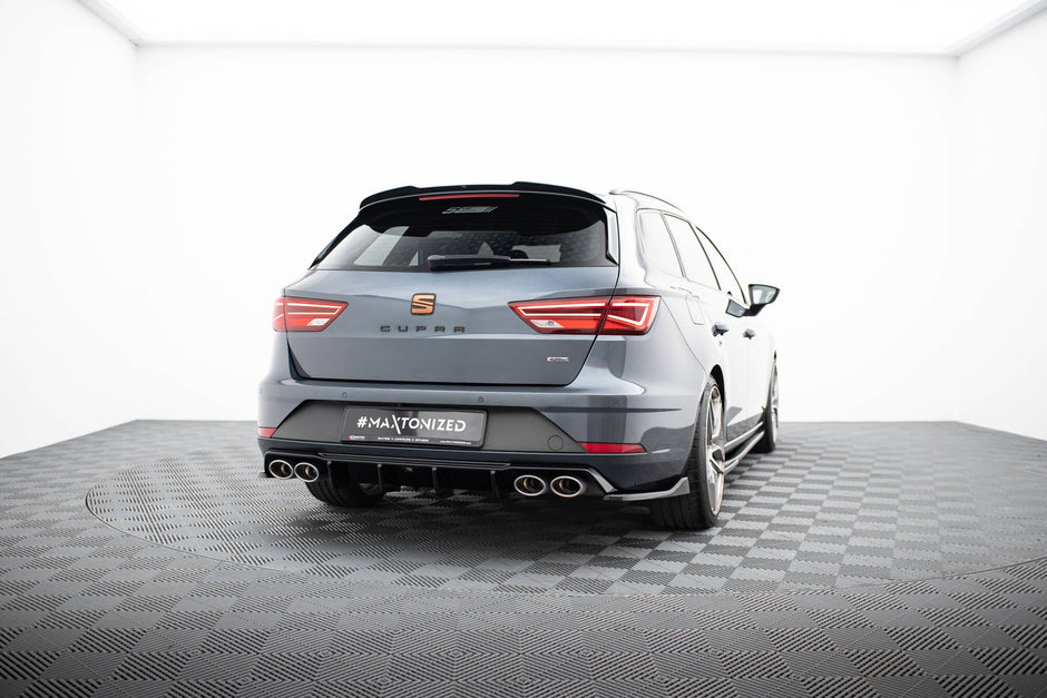 Bakre Sidosplitters V.3 för Seat Leon Cupra Mk3 Facelift Sportstourer