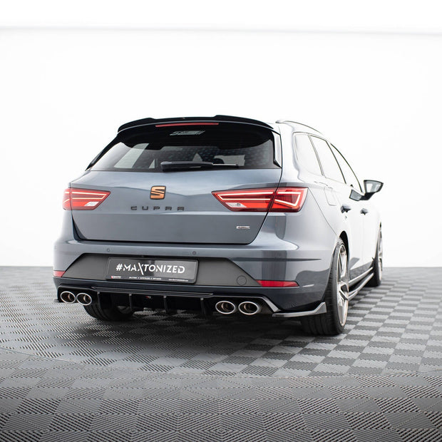 Bakre Sidosplitters V.3 för Seat Leon Cupra Mk3 Facelift Sportstourer