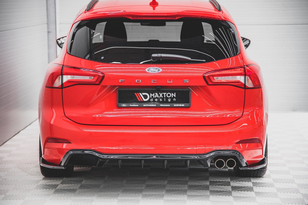 Bakre Sidosplitters For V.4 (For Rear Valance V.1) för Ford Focus ST-Line Estate Mk4