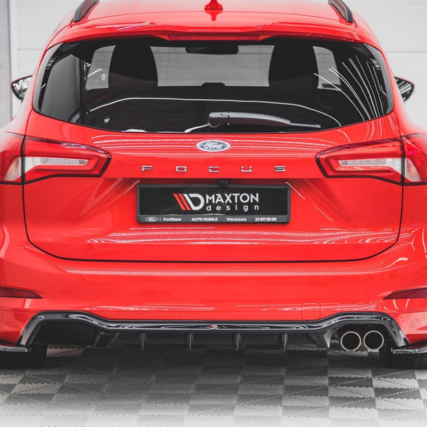 Bakre Sidosplitters For V.4 (For Rear Valance V.1) för Ford Focus ST-Line Estate Mk4