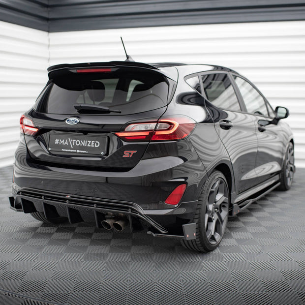 Bakre Sidosplitters V.4 + Flaps för Ford Fiesta ST Mk8