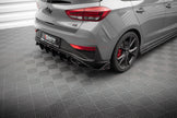 Bakre Sidosplitters V.4 + Flaps för Hyundai I30 N Hatchback Mk3 Facelift