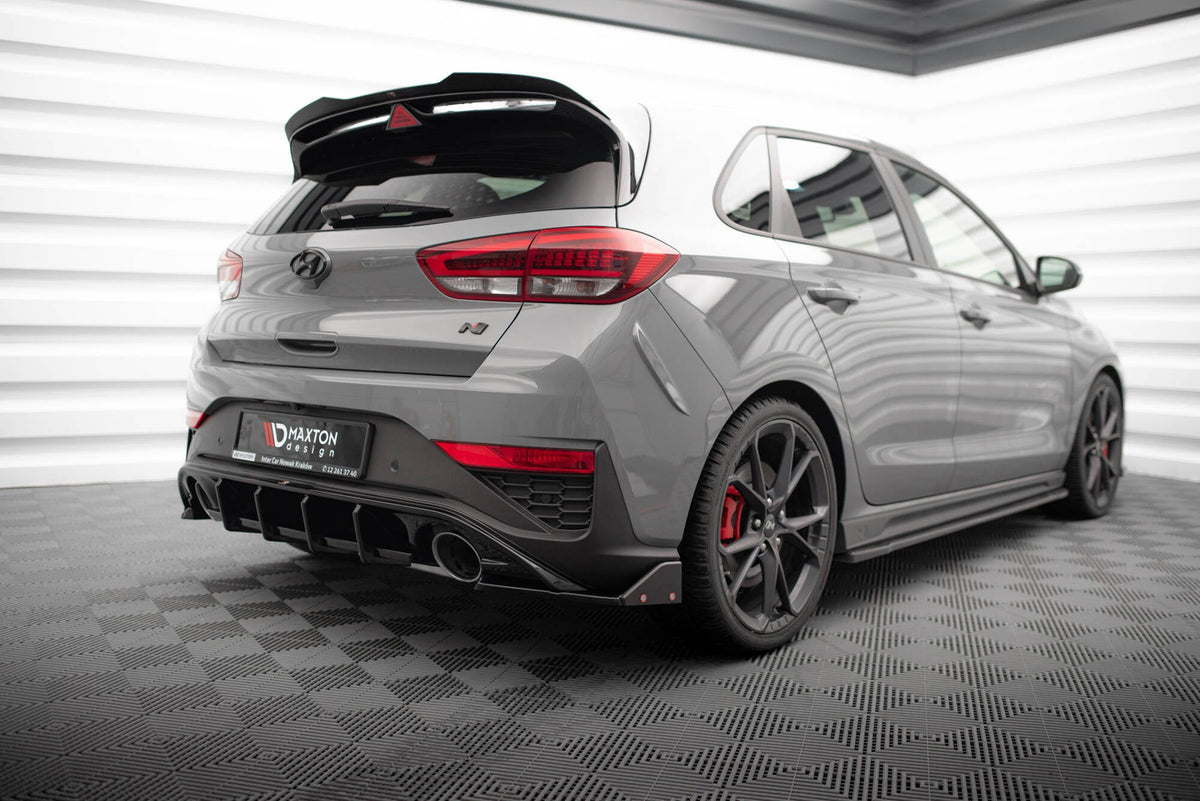 Bakre Sidosplitters V.4 + Flaps för Hyundai I30 N Hatchback Mk3 Facelift