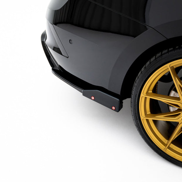 Bakre Sidosplitters V.4 + Flaps för Skoda Octavia RS Combi / Liftback Mk4 / Mk4 Facelift