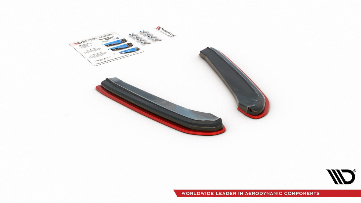 Bakre Sidosplitters V.4 för Seat Leon Cupra Mk3 Facelift Sportstourer