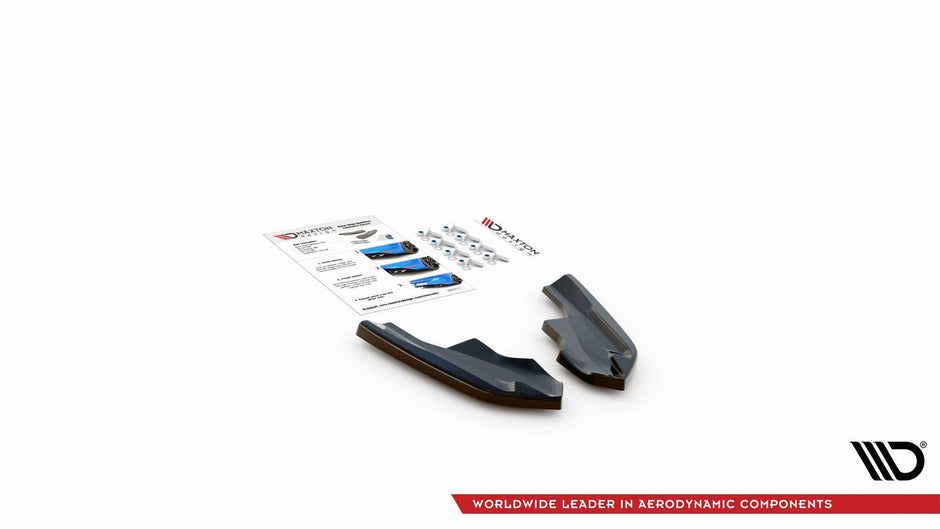Bakre Sidosplitters V.4 för Volkswagen Golf R Hatchback Mk8  Fits only with :  VW-GO-8-R-RS2.