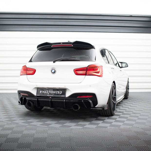 Bakre Sidosplitters V.5 + Flaps (For Rear Valance V.3) för BMW 1 M-Pack / M140i F20 Facelift