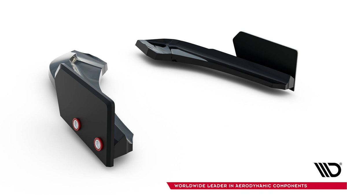 Bakre Sidosplitters V.5 + Flaps (For Rear Valance V.3) för BMW 1 M-Pack / M140i F20 Facelift
