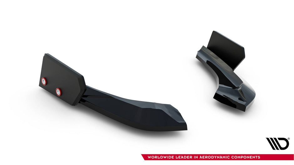 Bakre Sidosplitters V.5 + Flaps (For Rear Valance V.3) för BMW 1 M-Pack / M140i F20 Facelift