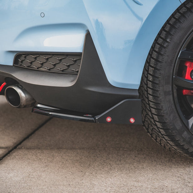 Bakre Sidosplitters V.6 + Flaps för Hyundai I30 N Mk3 Hatchback