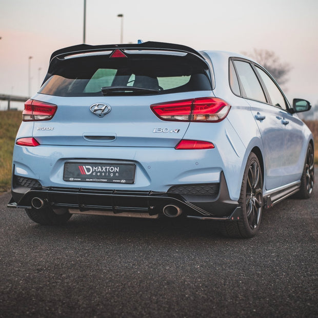 Bakre Sidosplitters V.7 + Flaps för Hyundai I30 N Mk3 Hatchback