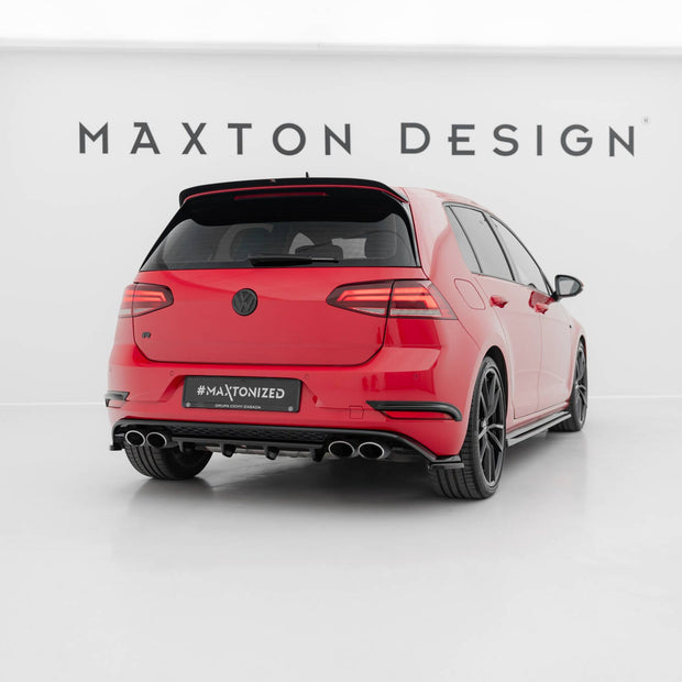 Bakre Sidosplitters för Volkswagen Golf Hatchback R / R-Line Mk7 Facelift