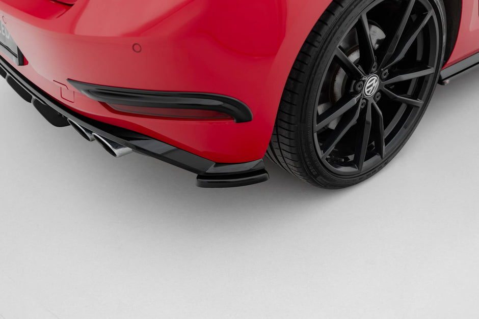 Bakre Sidosplitters för Volkswagen Golf Hatchback R / R-Line Mk7 Facelift