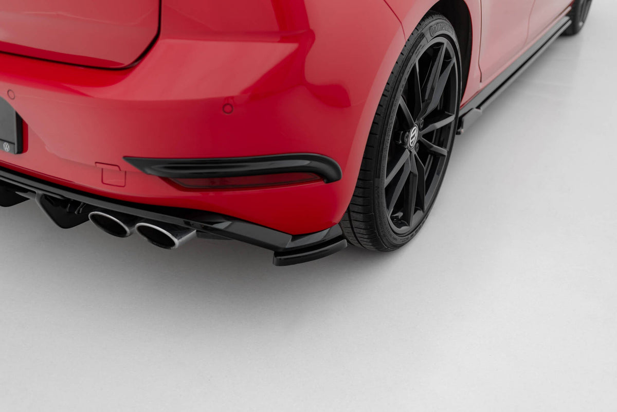 Bakre Sidosplitters för Volkswagen Golf Hatchback R / R-Line Mk7 Facelift