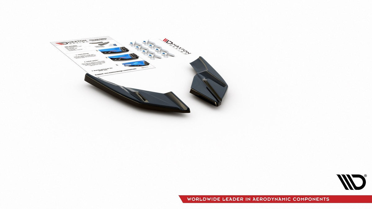 Bakre Sidosplitters för Volkswagen Golf Hatchback Mk8  The product fits only with rear valance  VW-GO-8-RS1