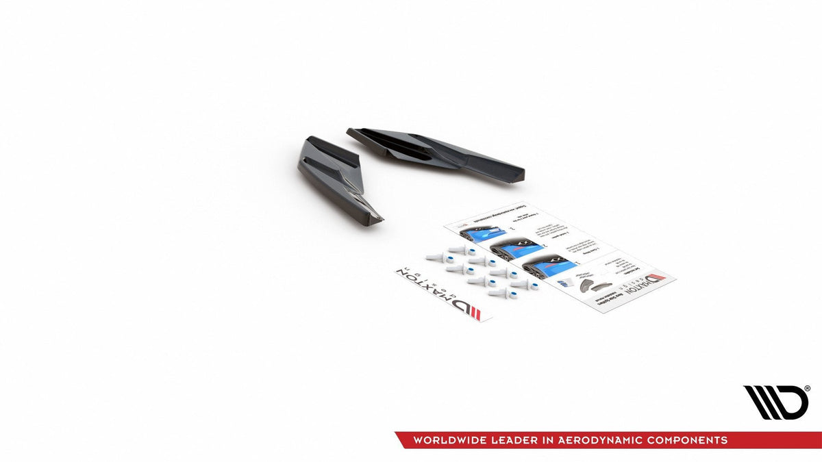 Bakre Sidosplitters för Volkswagen Golf Hatchback Mk8  The product fits only with rear valance  VW-GO-8-RS1