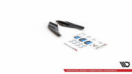 Bakre Sidosplitters för Volkswagen Golf Hatchback Mk8  The product fits only with rear valance  VW-GO-8-RS1