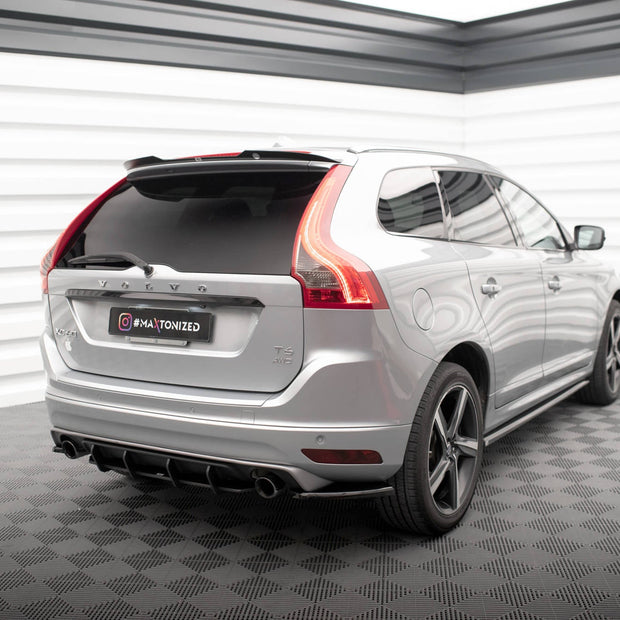 Bakre Sidosplitters för Volvo XC60 R-Design Mk1 Facelift