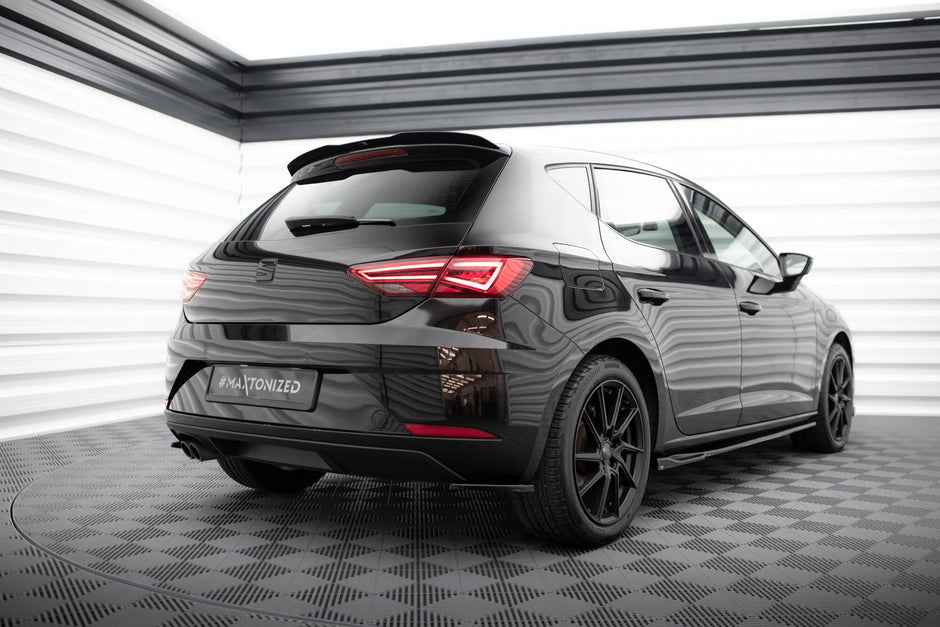 Bakre Sidosplitters V.1 för Seat Leon Hatchback Mk3 Facelift