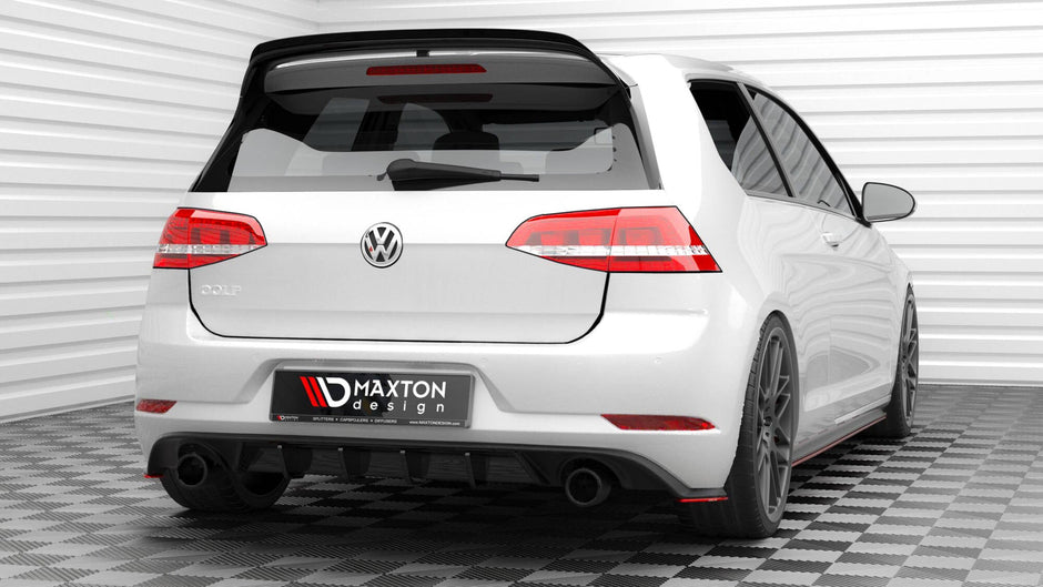Bakre Sidosplitters V.2 för Volkswagen Golf GTI Mk7 Facelift