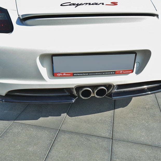 Bakre Sidosplitters för Porsche Cayman S 987C
