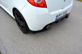 Bakre Sidosplitters för Renault Clio Mk3 RS Facelift