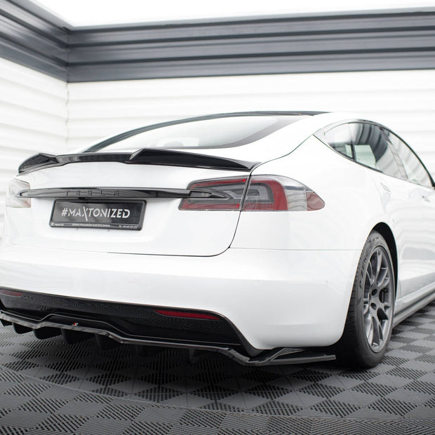 Spoilerläpp 3D för Tesla Model S Plaid Mk1 Facelift