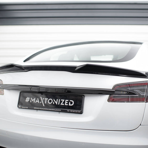 Spoilerläpp 3D för Tesla Model S Plaid Mk1 Facelift