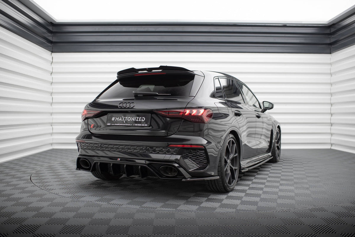 Spoilerläpp V.2 för Audi RS3 / S3 / A3 S-Line Sportback 8Y / 8Y Facelift