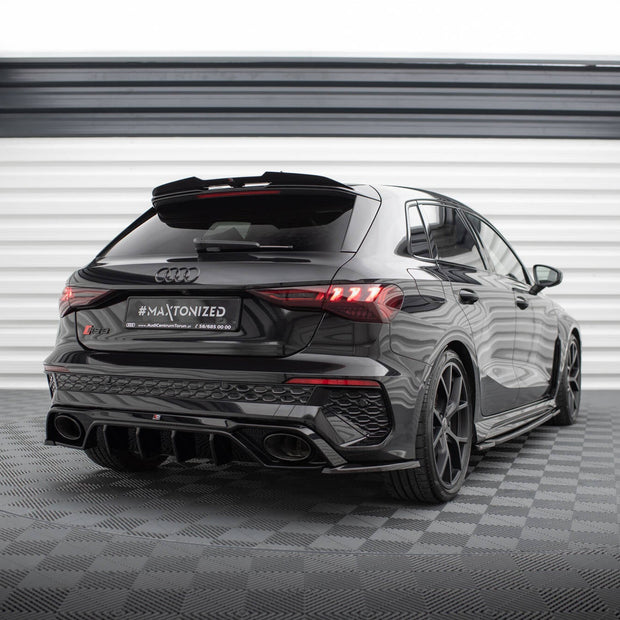Spoilerläpp V.2 för Audi RS3 / S3 / A3 S-Line Sportback 8Y / 8Y Facelift