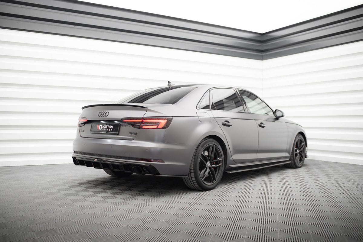 Spoilerläpp V.2 för Audi S4 / A4 Standard / S-Line / Competition Sedan B9 / B9 Facelift