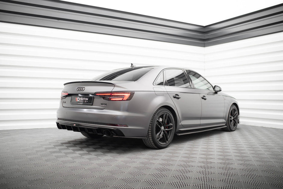 Spoilerläpp V.2 för Audi S4 / A4 Standard / S-Line / Competition Sedan B9 / B9 Facelift