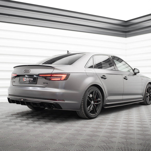Spoilerläpp V.2 för Audi S4 / A4 Standard / S-Line / Competition Sedan B9 / B9 Facelift