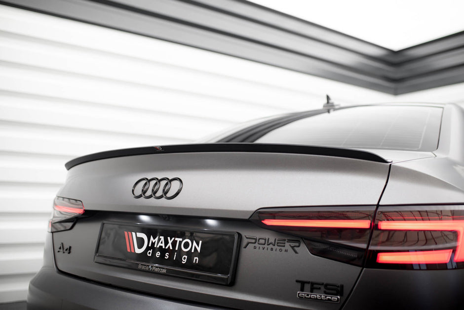 Spoilerläpp V.2 för Audi S4 / A4 Standard / S-Line / Competition Sedan B9 / B9 Facelift