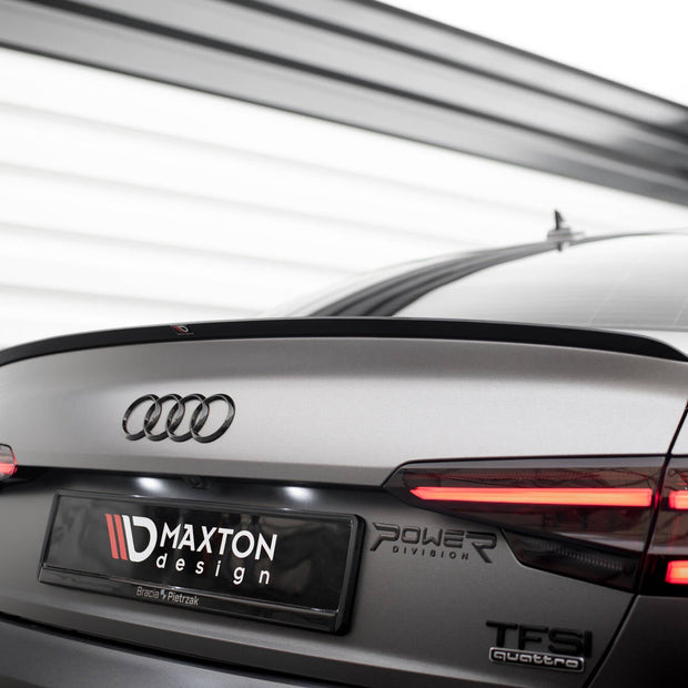 Spoilerläpp V.2 för Audi S4 / A4 Standard / S-Line / Competition Sedan B9 / B9 Facelift