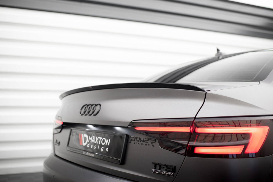 Spoilerläpp V.2 för Audi S4 / A4 Standard / S-Line / Competition Sedan B9 / B9 Facelift