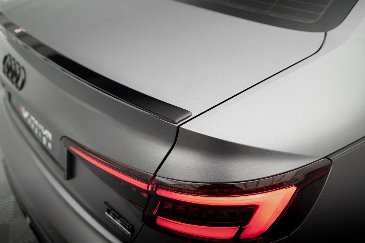 Spoilerläpp V.2 för Audi S4 / A4 Standard / S-Line / Competition Sedan B9 / B9 Facelift