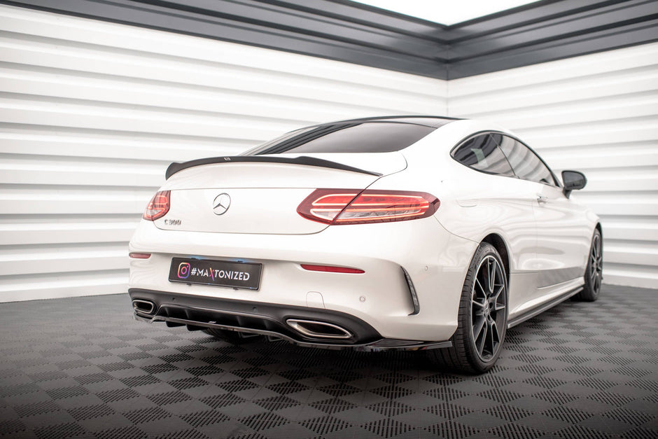 Spoilerläpp för Mercedes- Benz C Coupe AMG-Line C205 Facelift