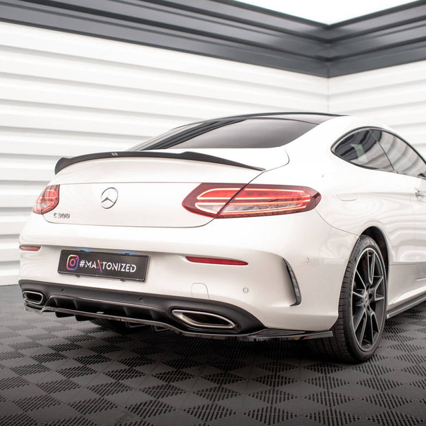Spoilerläpp för Mercedes- Benz C Coupe AMG-Line C205 Facelift