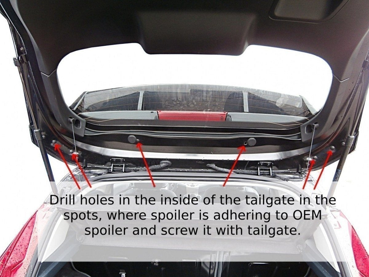 Roof Spoiler (Rs LOOK) för Ford Fiesta Mk7 / Mk7 Facelift