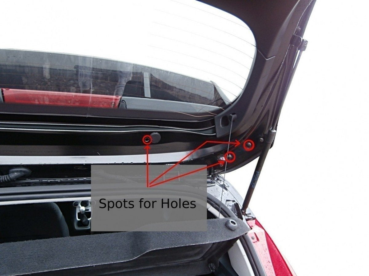Roof Spoiler (Rs LOOK) för Ford Fiesta Mk7 / Mk7 Facelift