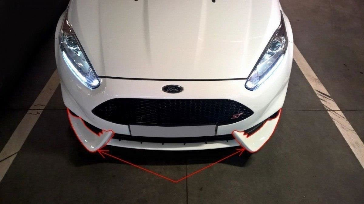 Främre Stötfångare Spoiler för Ford Fiesta ST Mk7 Facelift