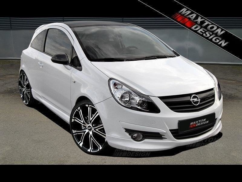 Främre Stötfångare Spoiler för Opel CORSA D
