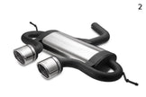Sports Exhaust Muffler Exhaust för Volkswagen Golf VI, Golf Mk5 R32, Scirocco 3